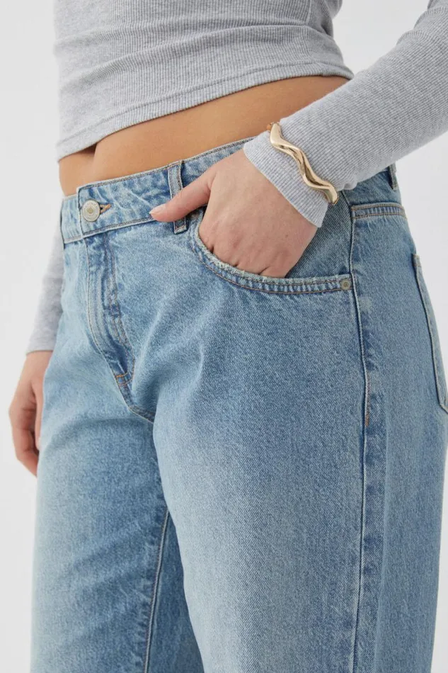 Clothing Supr Jeans Low Rise Bootleg Jean Surf Blue