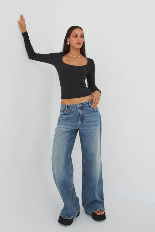 Clothing Supr Jeans Super Baggy Flare Jean Fitzroy Blue
