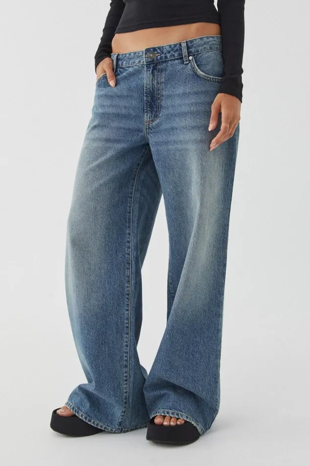 Clothing Supr Jeans Super Baggy Flare Jean Fitzroy Blue