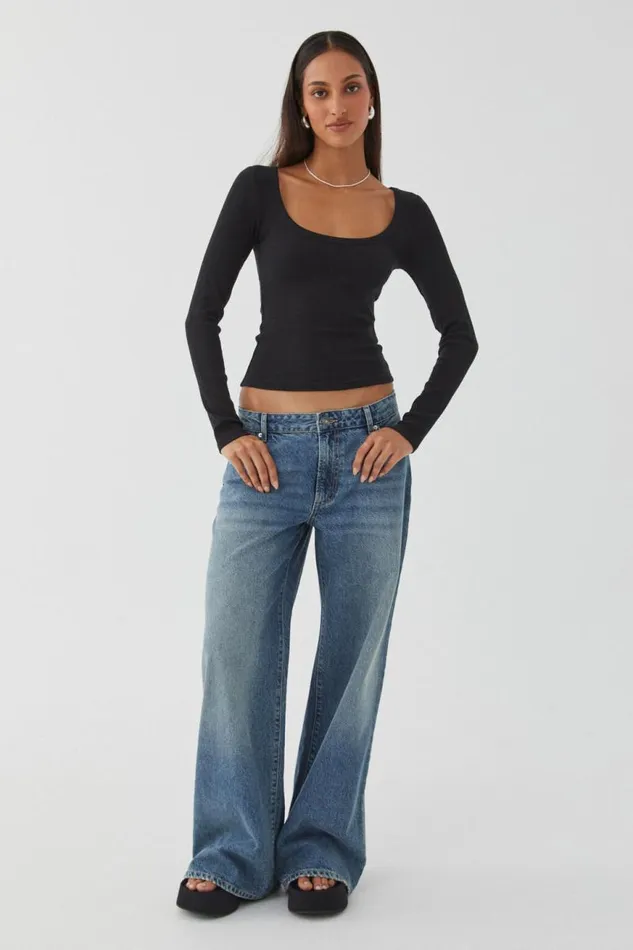 Clothing Supr Jeans Super Baggy Flare Jean Fitzroy Blue