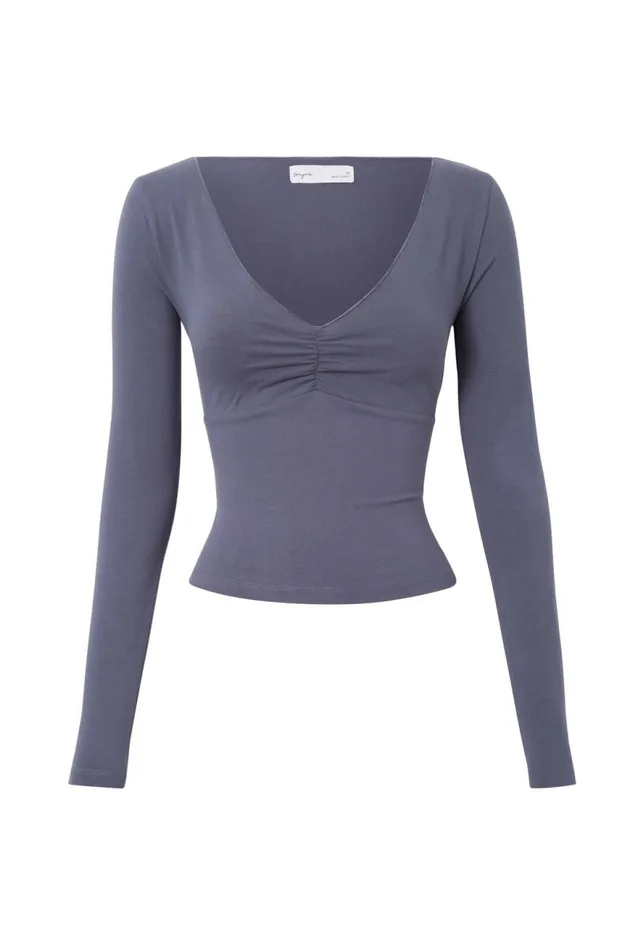 Clothing Supr Long Sleeve Tops Audrey Long Sleeve Top Weekend Blue