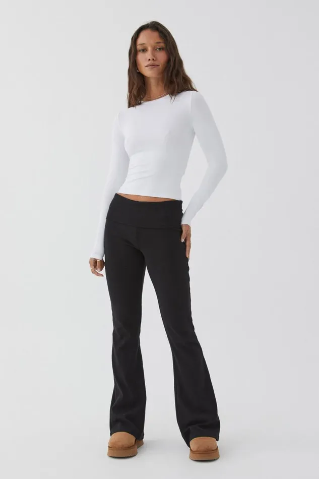 Clothing Supr Luxe Essentials Luxe Long Sleeve Longline Tee White