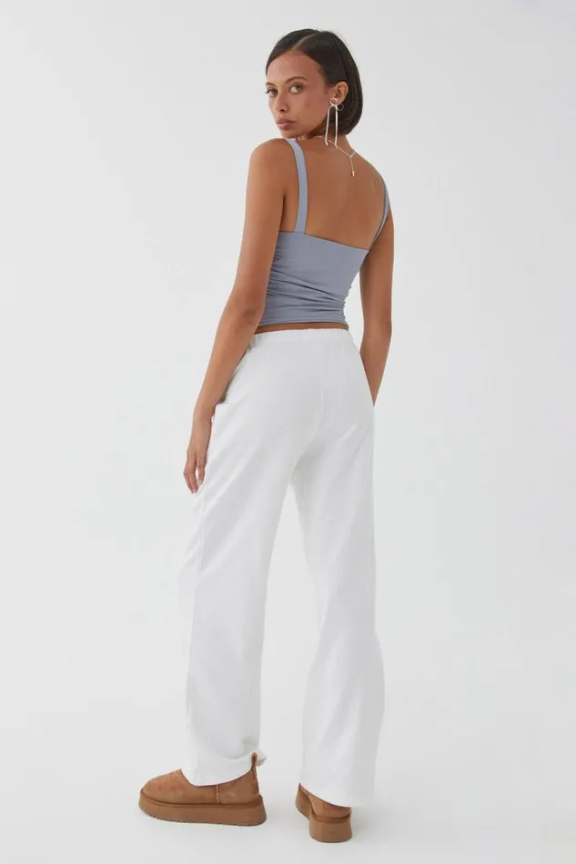 Clothing Supr Luxe Essentials Luxe Ruched Sleeveless Top Blue Grey