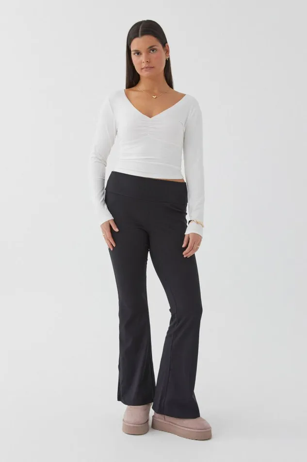 Clothing Supr Pants Active Flare Pant Black