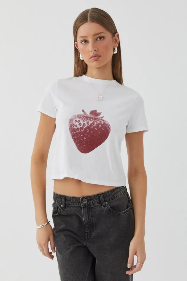 Clothing Supr T Shirts Everyday Graphic Tee Whitestrawberry