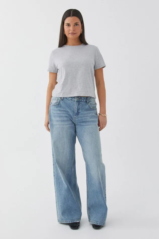 Clothing Supr T Shirts Everyday Tee Grey Marle