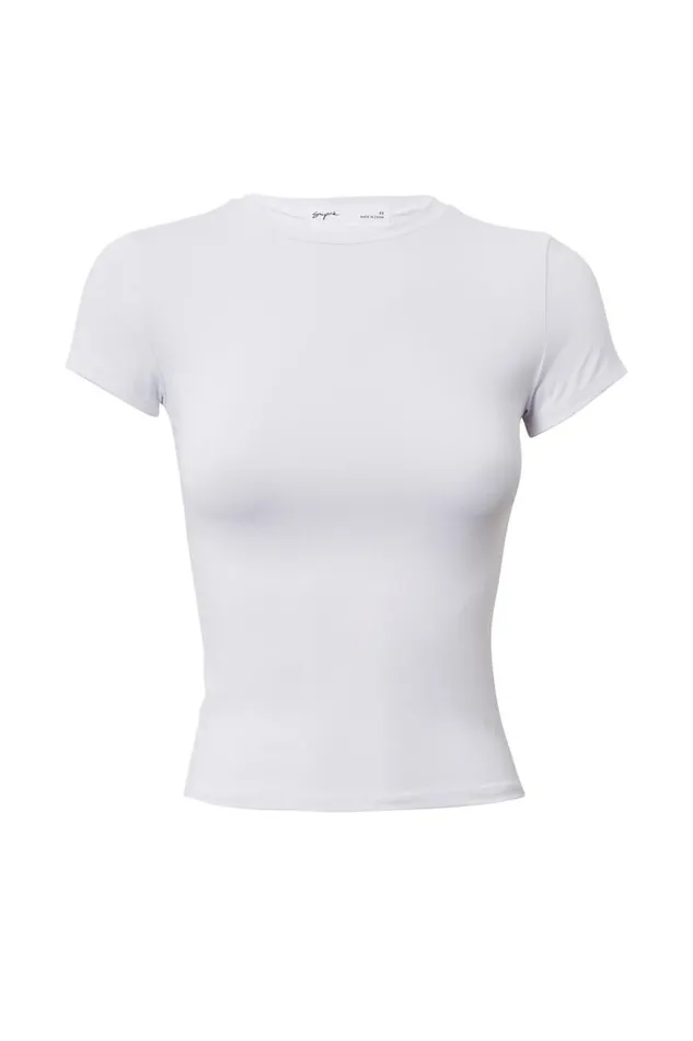 Clothing Supr T Shirts Luxe Longline Tee White