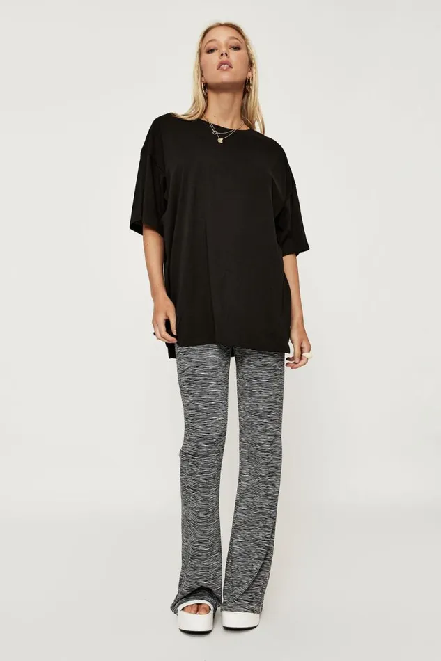 Clothing Supr T Shirts Piper Oversized Tee Black