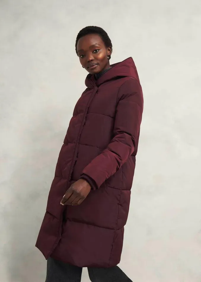 Coats and Jackets Women HOBBS Darla Puffer Wine