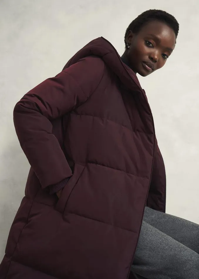 Coats and Jackets Women HOBBS Darla Puffer Wine