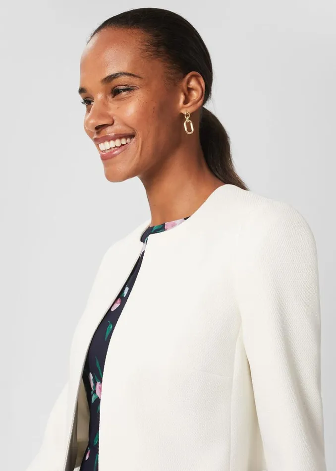 Coats and Jackets Women HOBBS Elize Jacket Ivory