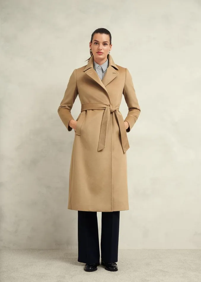Coats and Jackets Women HOBBS Livia Wool Coat Hobbs Camel