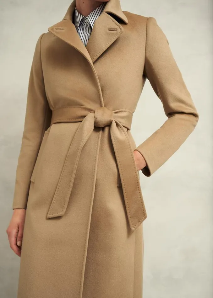 Coats and Jackets Women HOBBS Livia Wool Coat Hobbs Camel