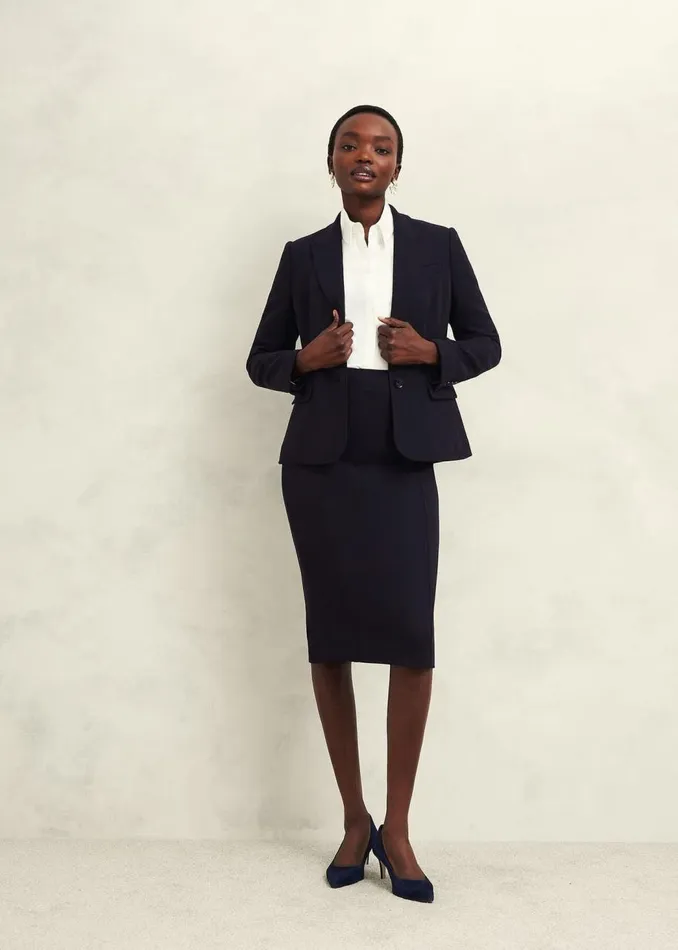 Coats and Jackets Women HOBBS Petite Aly Jacket Navy