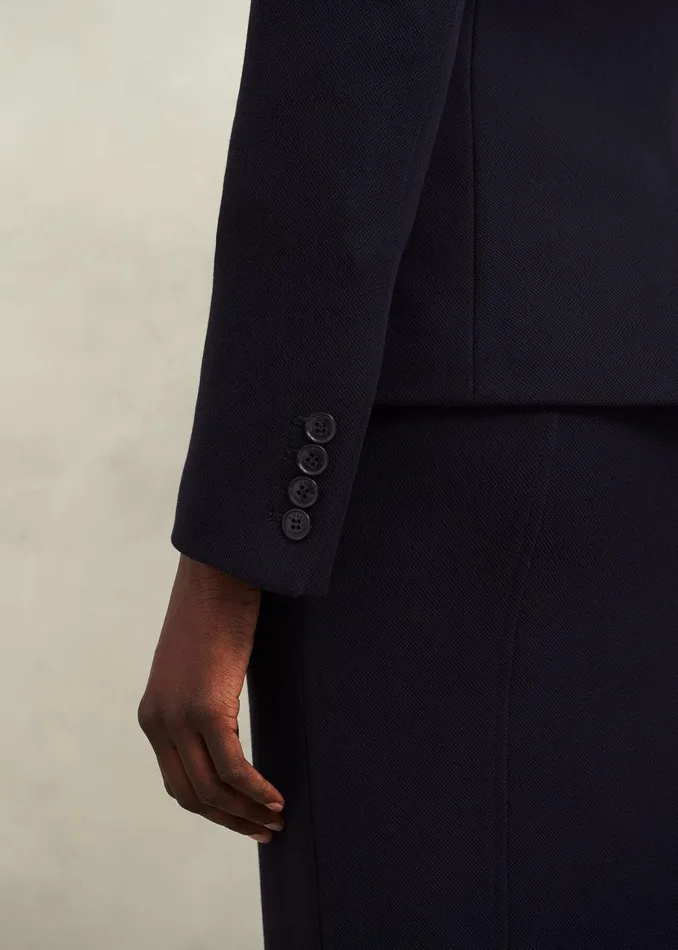 Coats and Jackets Women HOBBS Petite Aly Jacket Navy