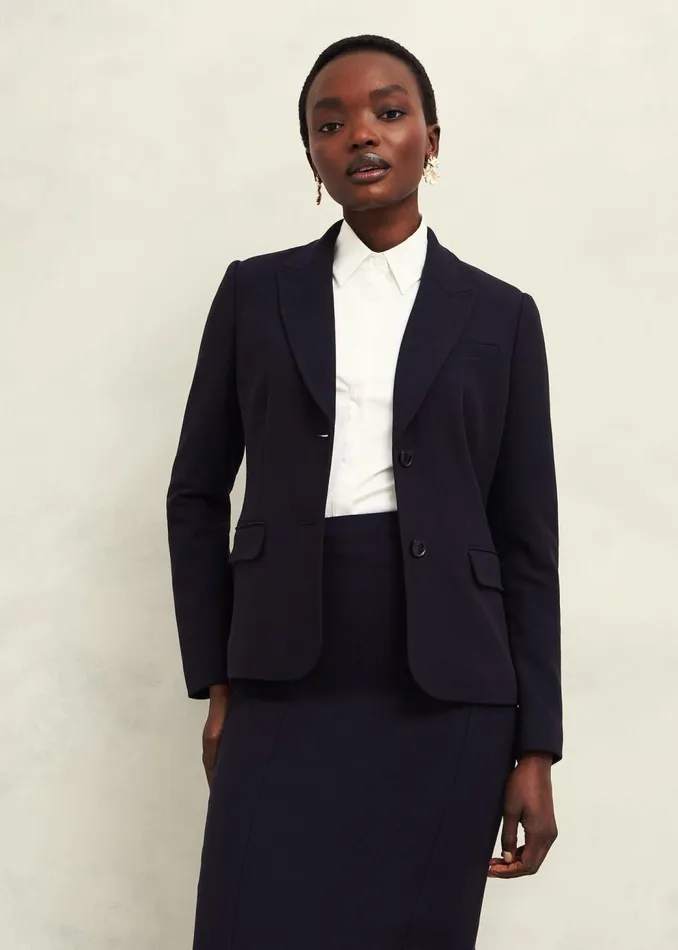 Coats and Jackets Women HOBBS Petite Aly Jacket Navy