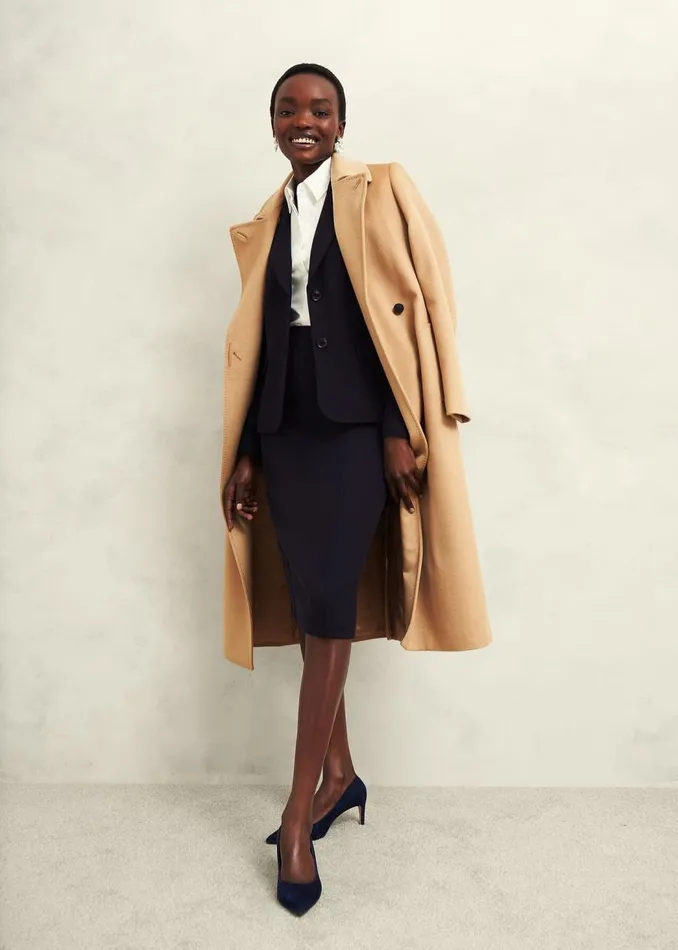 Coats and Jackets Women HOBBS Petite Aly Jacket Navy