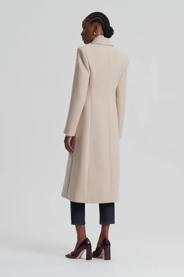 Coats Scanlan Theodore Women TAILORED COAT NOUGAT