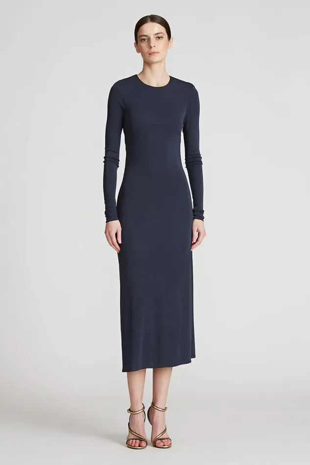 Cocktail Women Halston Peyton Jersey Cocktail Dress Pewter