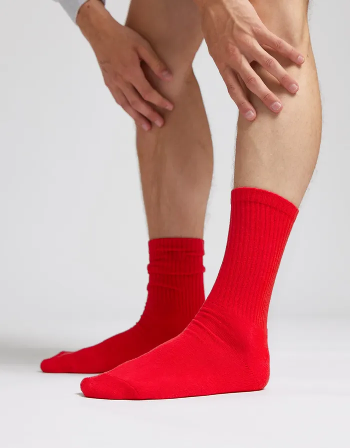 Colorfulstandard Organic Active Sock 8211 Oxblood Red Men Socks