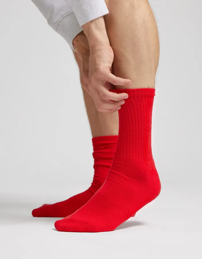 Colorfulstandard Organic Active Sock 8211 Oxblood Red Men Socks