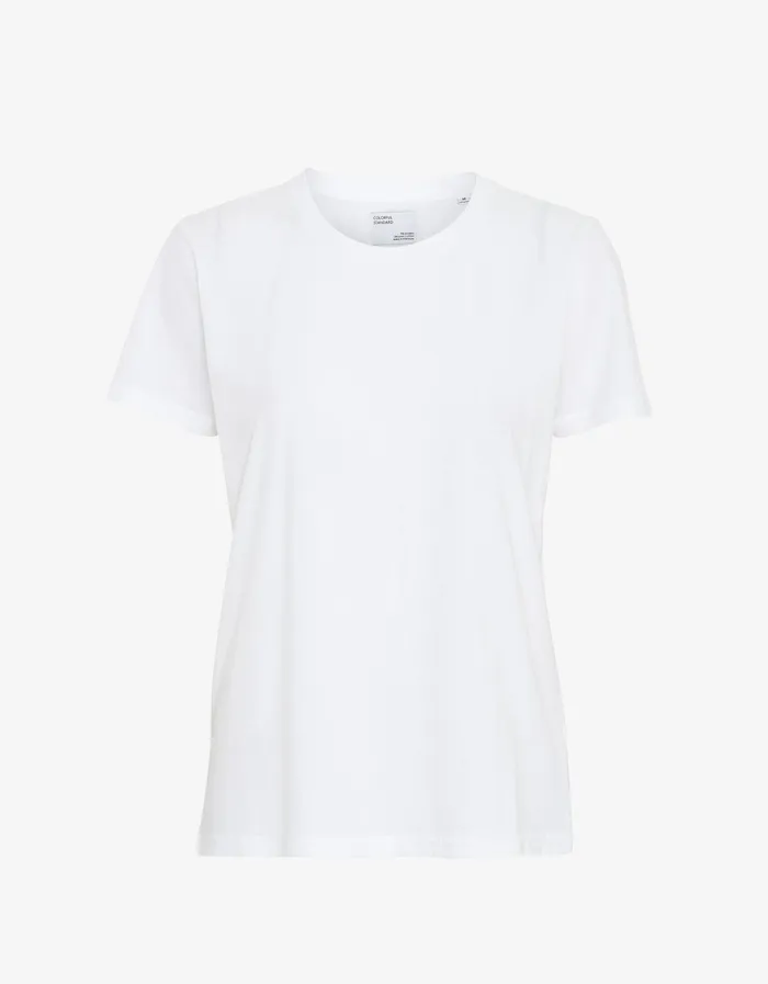 Colorfulstandard TShirts Women Women Light Organic Tee 8211 Optical White