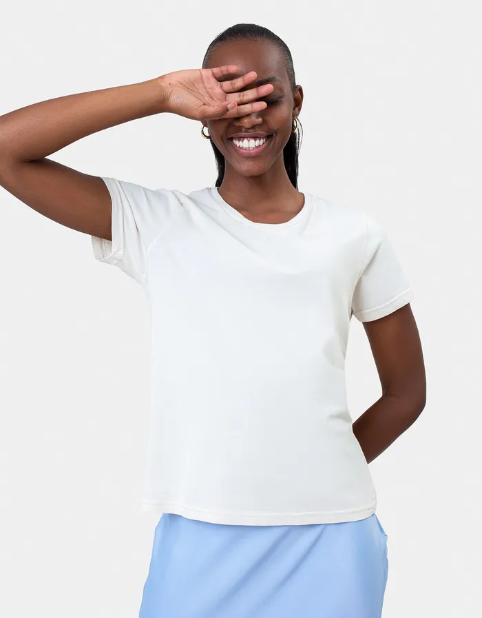 Colorfulstandard TShirts Women Women Light Organic Tee 8211 Optical White