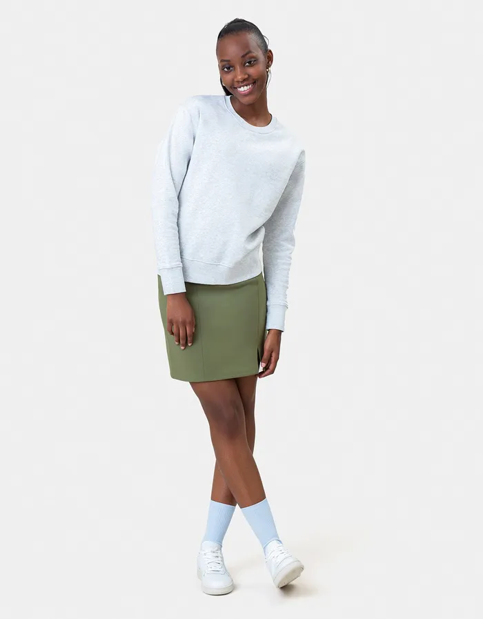 Colorfulstandard Women Classic Organic Crew 8211 Faded Black Women Crewneck Sweatshirts