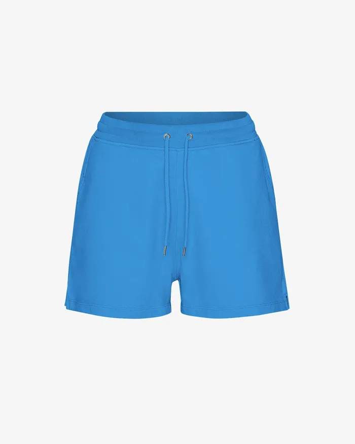 Colorfulstandard Women Organic Sweatshorts 8211 Pacific Blue Women Shorts