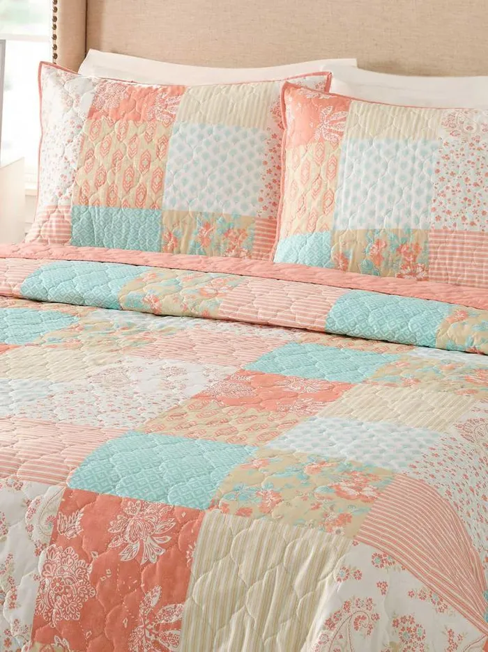 Comforters and Quilts Accessories Jessica Simpson Ikigai 3Piece Quilt Set