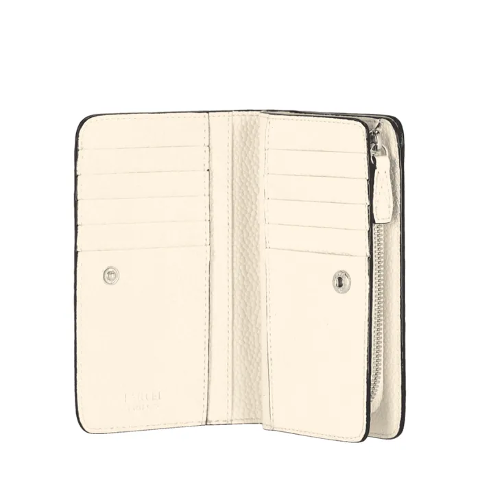 Compact Rectangular Ziparound Wallet Snow Women Lancel Purse