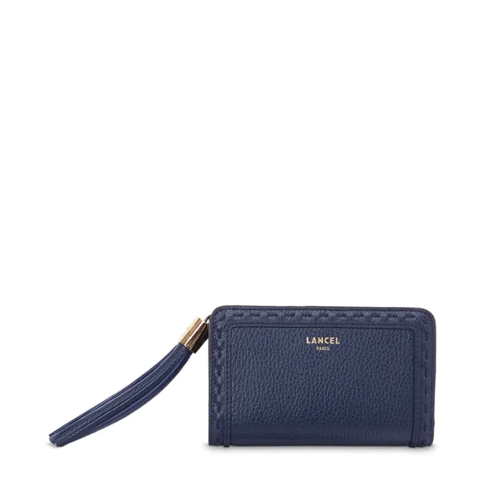Compact Rectangular Zipped Wallet Petrol Women Lancel Purse Compact Rectangular Zipped Wallet Petrol Women Lancel Purse