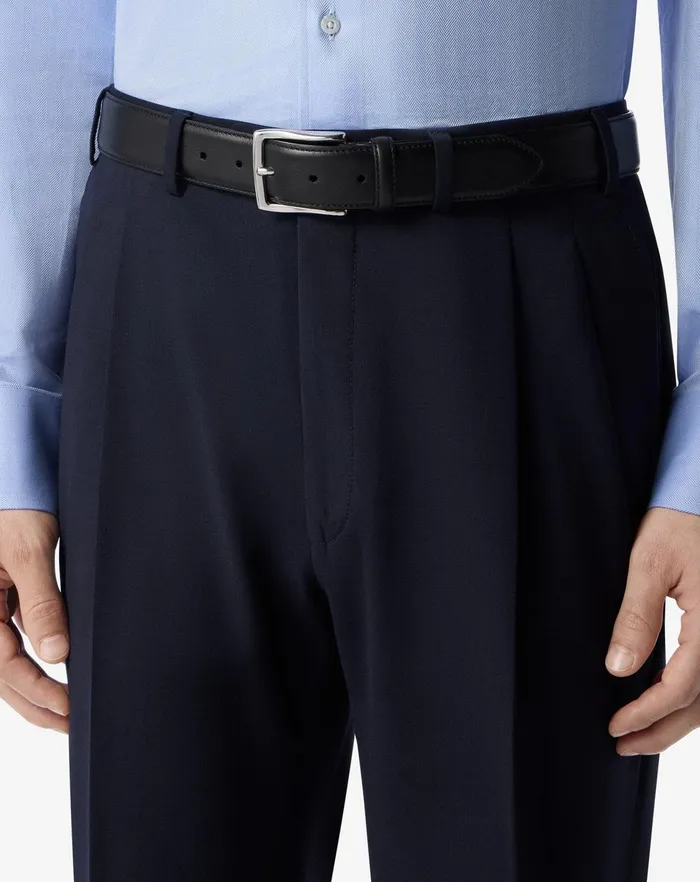 Corneliani Belts And Gloves Black Super Soft Nappa Leather Belt For Men 8211 Men