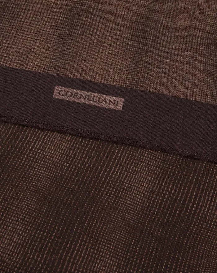 Corneliani Scarves And Hats Burgundy Printed Wool Scarf For Men 8211 Men