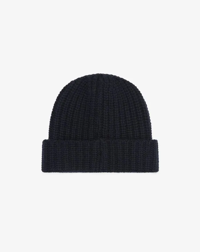 Corneliani Scarves And Hats Dark Blue Wool And Cashmere Beanie Hat For Men 8211 Men