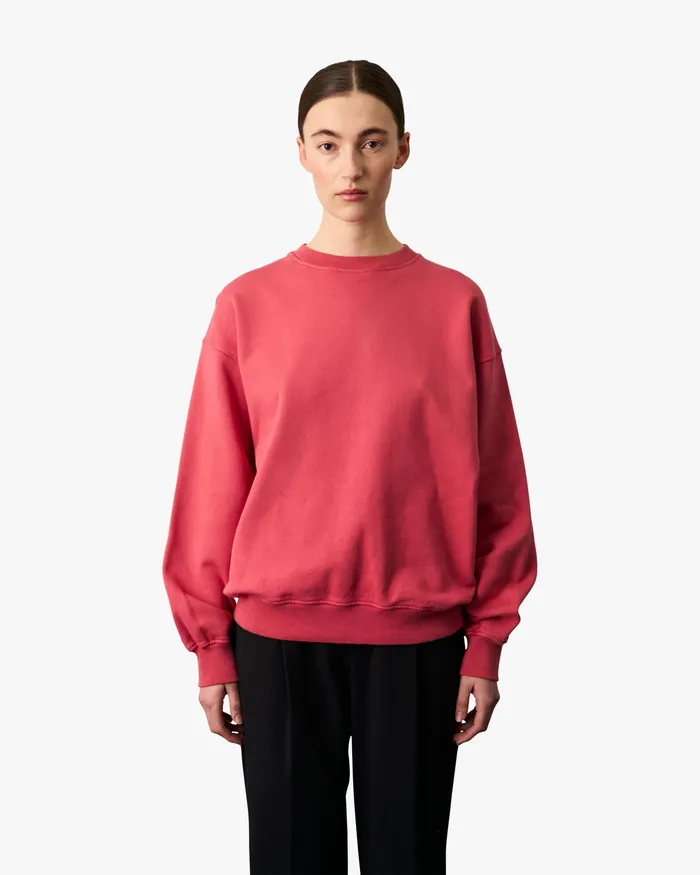 Crewneck Sweatshirts Women Colorfulstandard Organic Oversized Crew 8211 Marine Blue