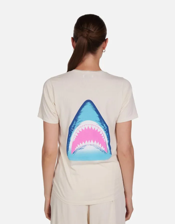 Croft Tropical Shark Ivory Women039s Lauren Moshi Short Sleeve