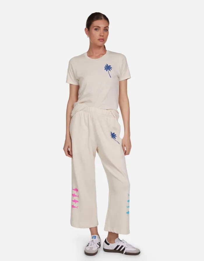 Croft Tropical Shark Ivory Women039s Lauren Moshi Short Sleeve