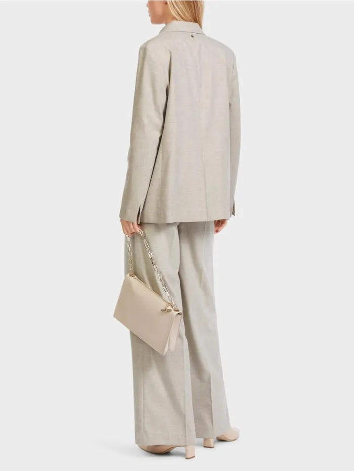 Damen Marc Cain Blazer Blazer Mit Lurex 034Rethink Together034 Dark Sand