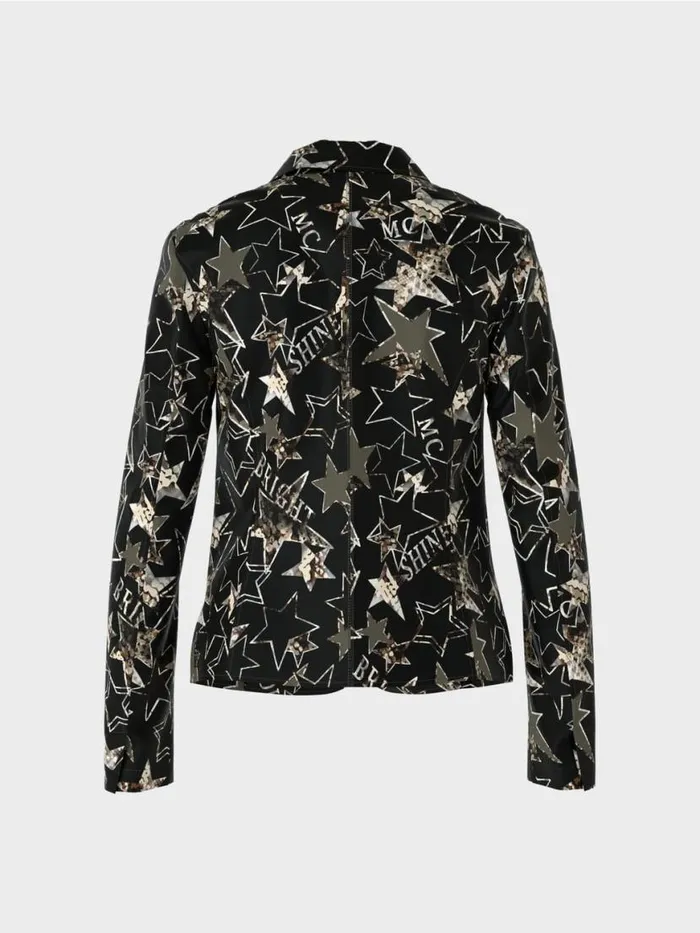 Damen Marc Cain Blazer Blazer Mit SternenPrint Bright Terra