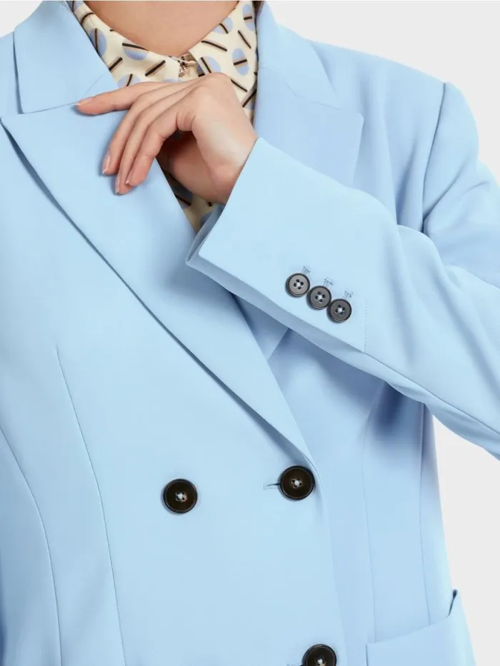 Damen Marc Cain Blazer Langer Blazer Dark Summer Sky