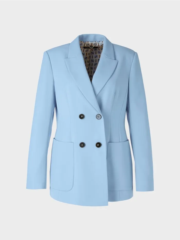 Damen Marc Cain Blazer Langer Blazer Dark Summer Sky