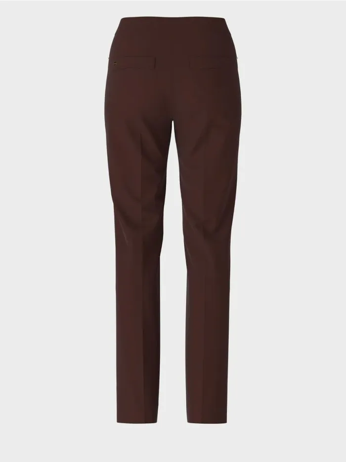 Damen Marc Cain Hosen StretchPants FENDOU Mit Bgelfalte Dark Wood