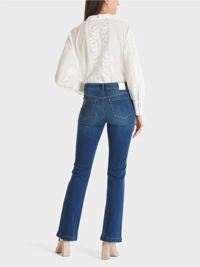 Damen Marc Cain Jeans 034Rethink Together034 Jeans FARO Blue Denim