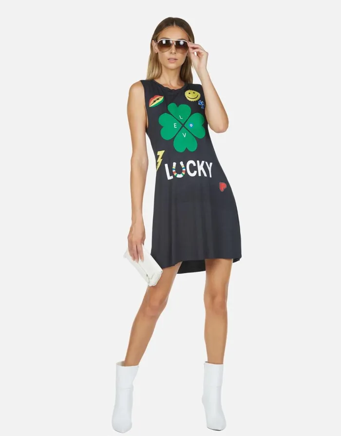 Deanna Lucky Clover Onyx Women039s Lauren Moshi Dresses