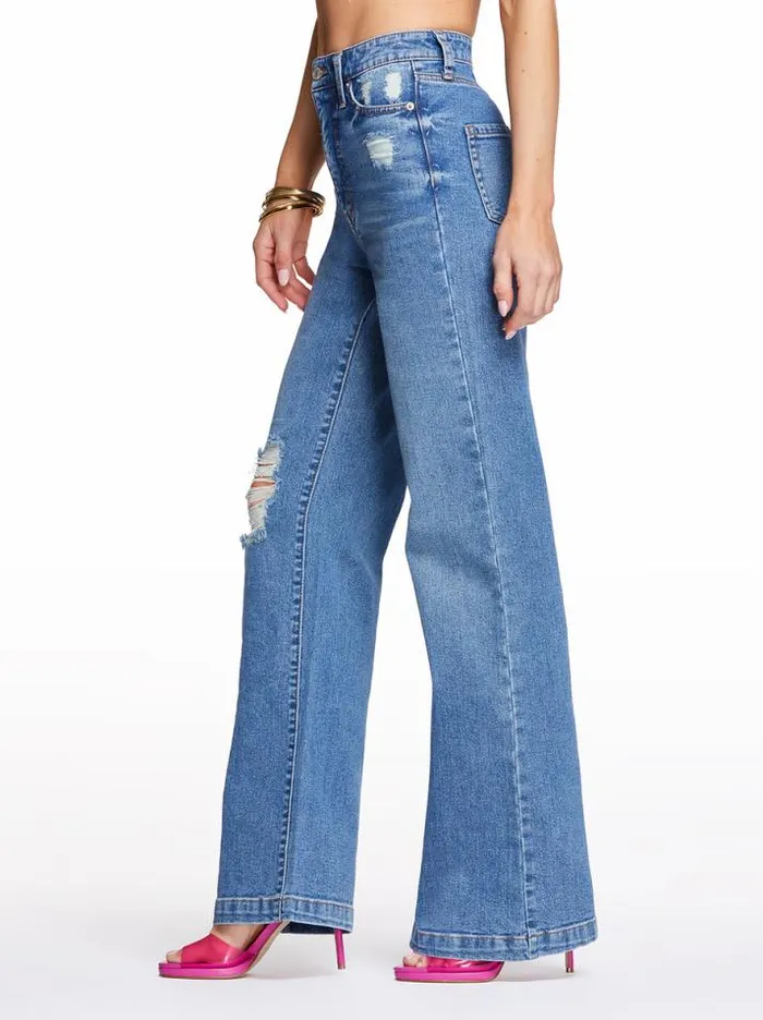 Denim Clothing Jessica Simpson Tease High Rise Wide Leg Jeans In Hawthorne