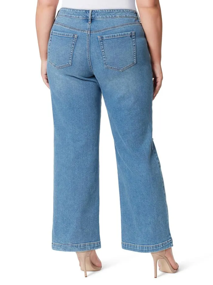 Denim Clothing Jessica Simpson Tease High Rise Wide Leg Jeans In Hawthorne