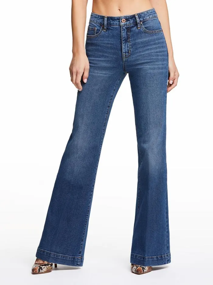 Denim Clothing Jessica Simpson True Love Wide Leg Trouser Jeans In Sia