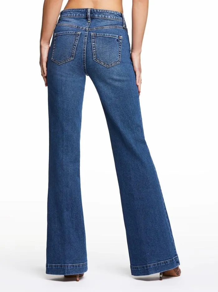 Denim Clothing Jessica Simpson True Love Wide Leg Trouser Jeans In Sia