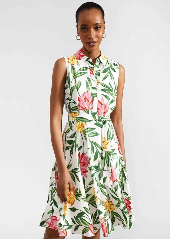 Dresses and Jumpsuits Women HOBBS Belinda Dress Ivory Multi
